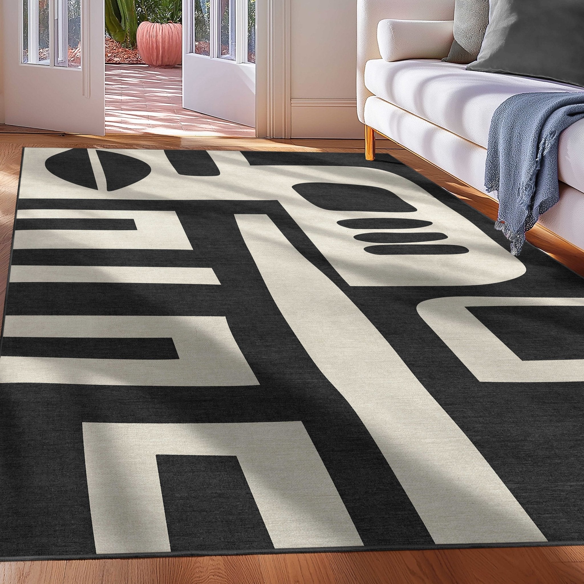 Apollo Canyon Geometric Flatwoven Rug – Easy Clean & Durable、mySite、gigharbornorthrealestate
