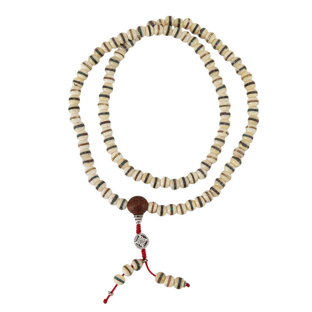 White Yak Bone & Bodhi Seed Mala、mySite、topwebapps