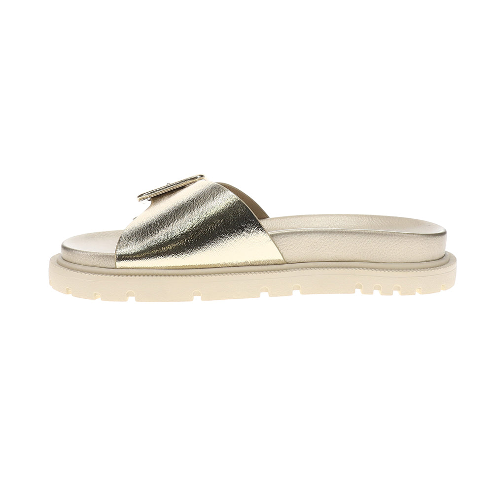 Gya Metallic Slide Sandals、mySite、gtrtttuynbv