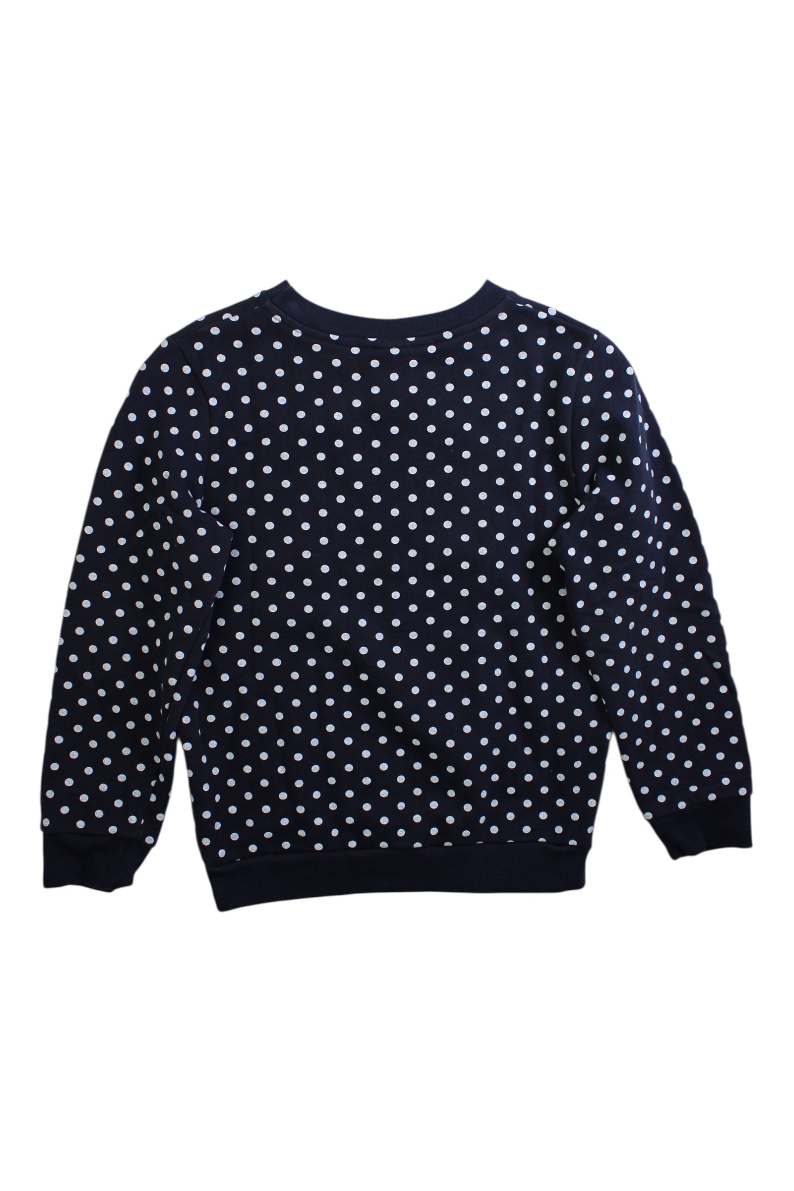 Petit Bateau Crewneck Polka Dot Sweatshirt 8Y、mySite、g9winljtr