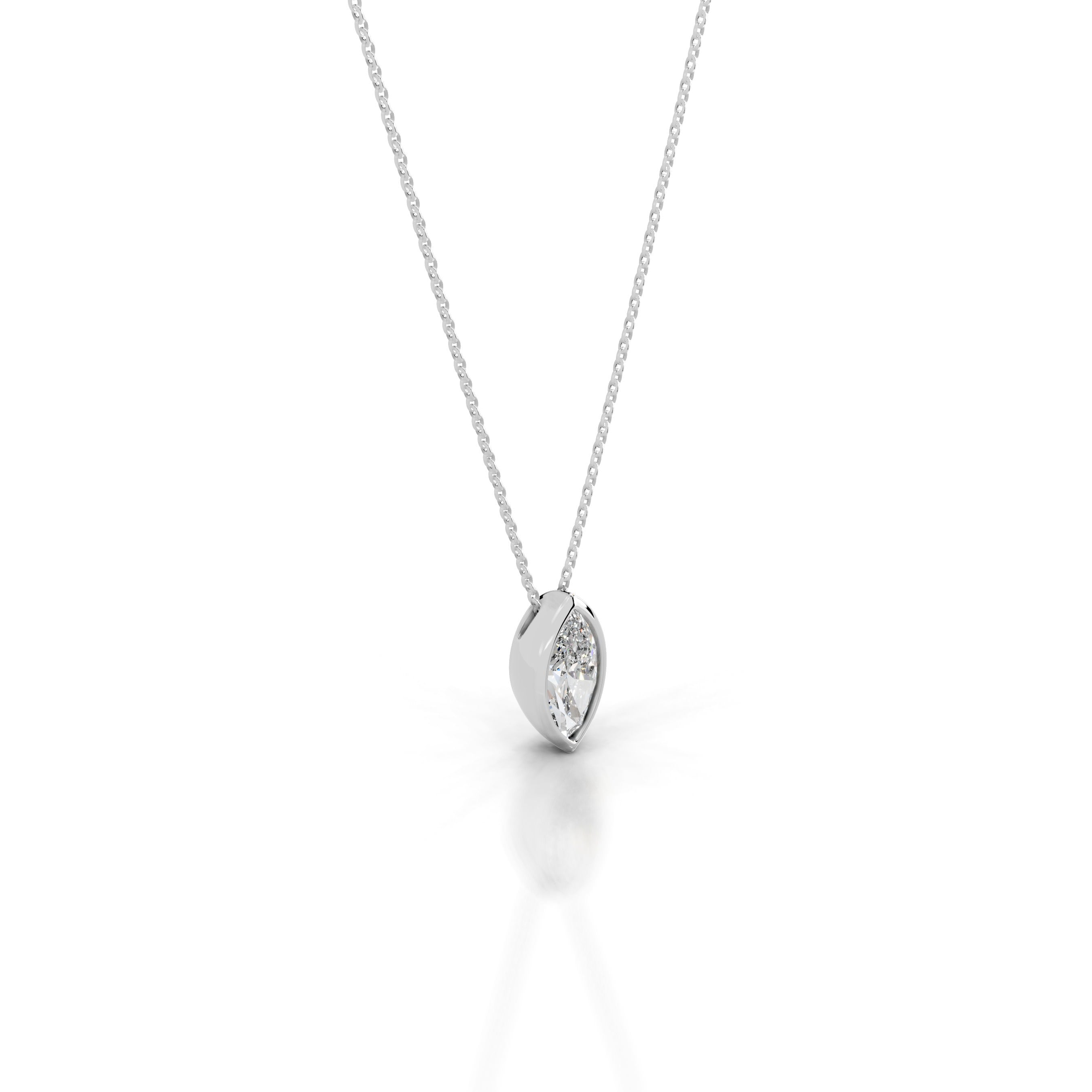 Gianna Lab Grown Diamond Pendant - 14K White Gold、mySite、hinf8tx79