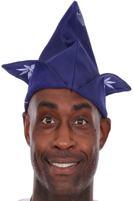 Blue Abeti Aja Aso Oke Hat-DPH599、mySite、solidvoid