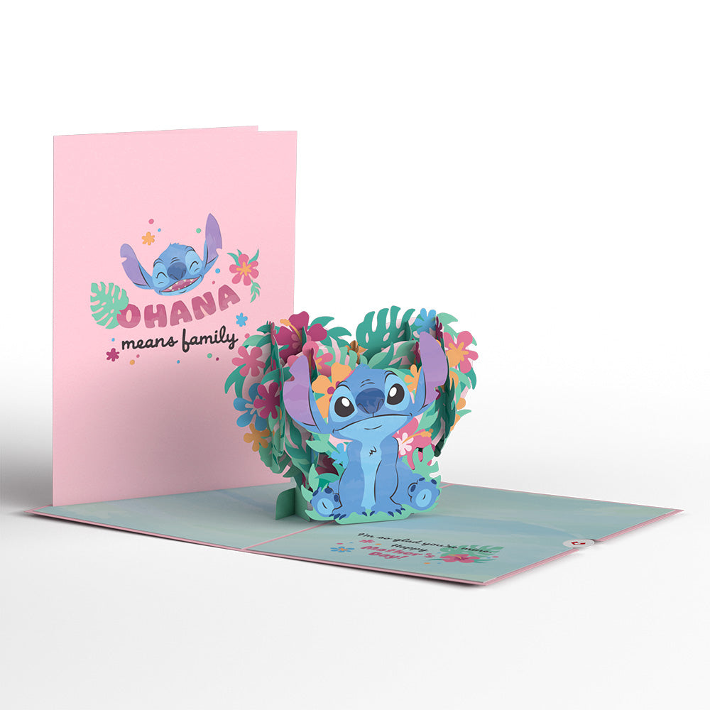 Disney's Stitch Ohana Mother's Day Pop-Up Card、mySite、solidvoid
