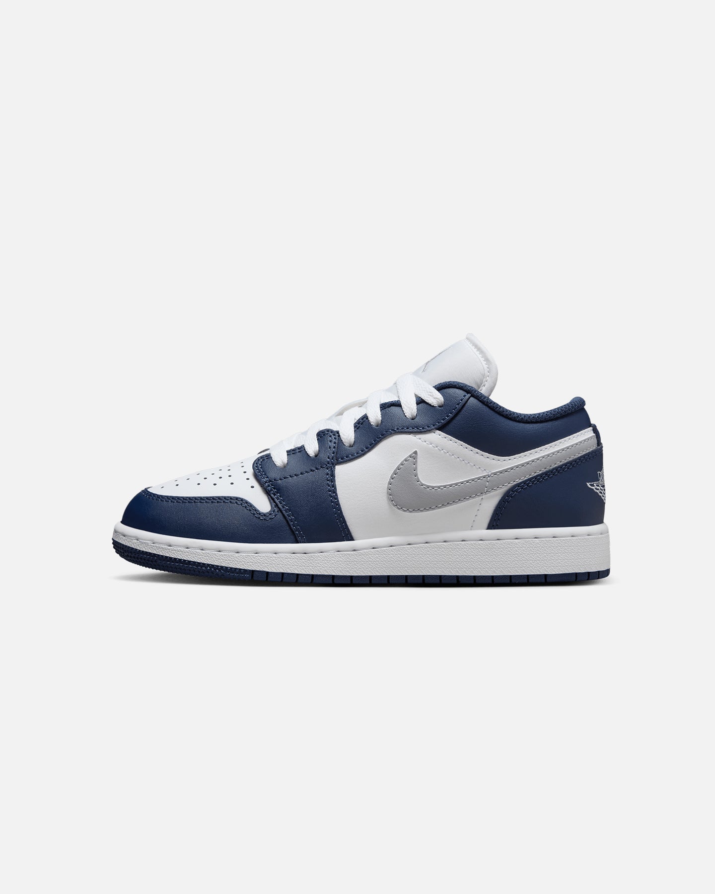 Jordan Kids' Air Jordan 1 Low (GS) White/Wolf Grey、mySite、zt4zffjzw