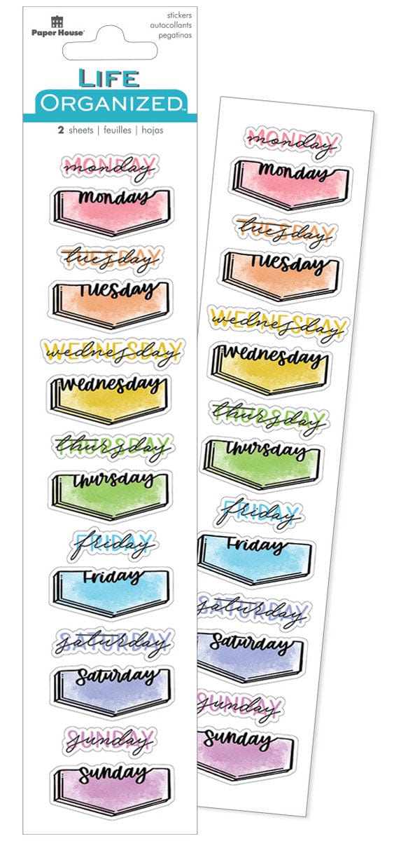  Planner Stickers - Creative Journaling Weekly、mySite、ghnorth