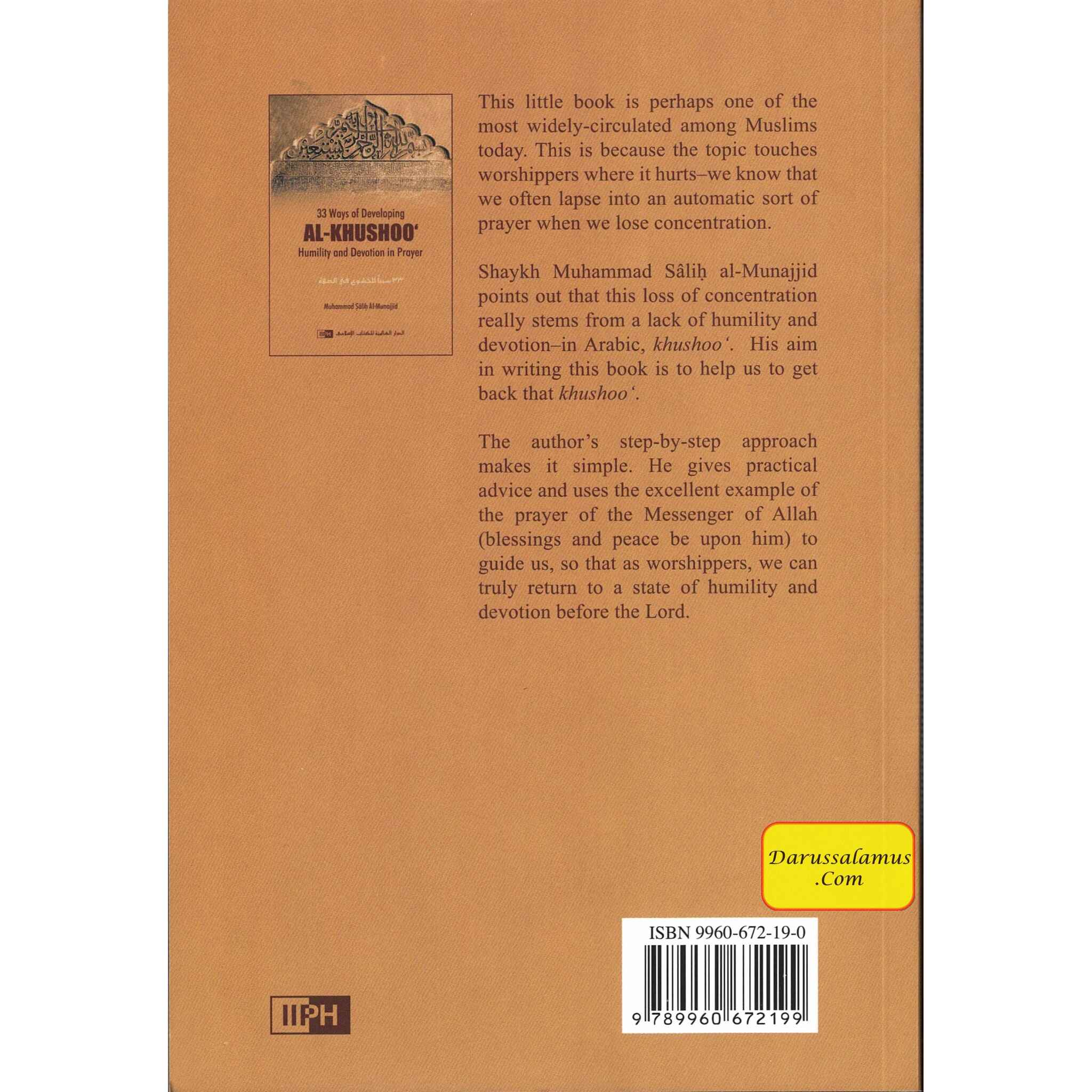 33 Ways of developing AL KHUSHOO (Humility and Devotion in Prayer) By Muhammad Salih Al-Munajjid、mySite、topwebapps