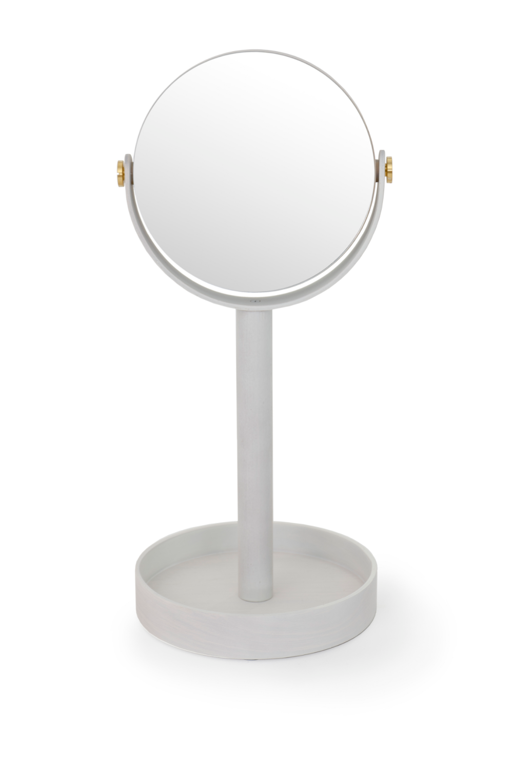 Oak Double Face Mirror with Storage Tray | Wireworks Close-up、mySite、neckold