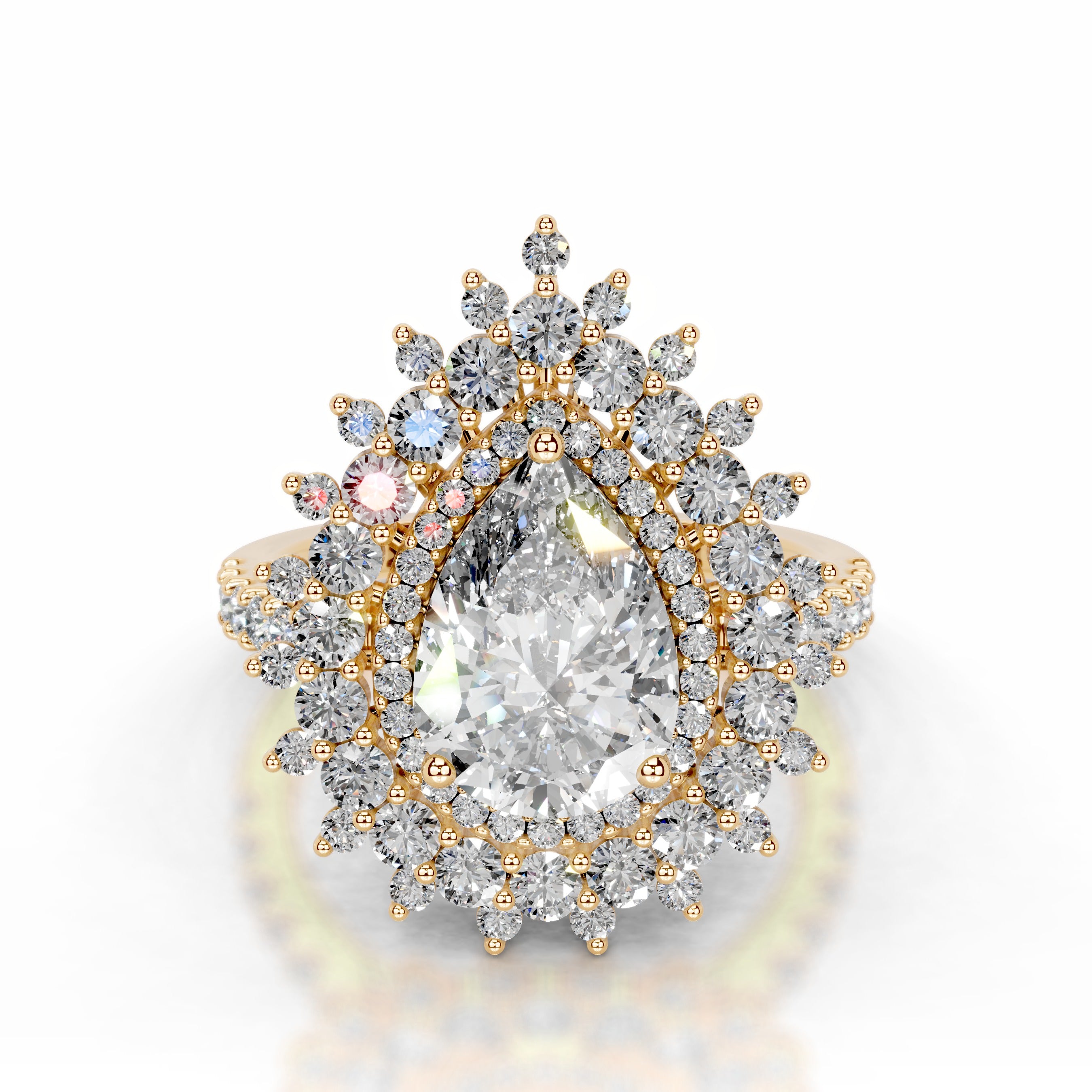 Clara Lab Grown Diamond Ring - 18K Yellow Gold、mySite、hinf8tx79