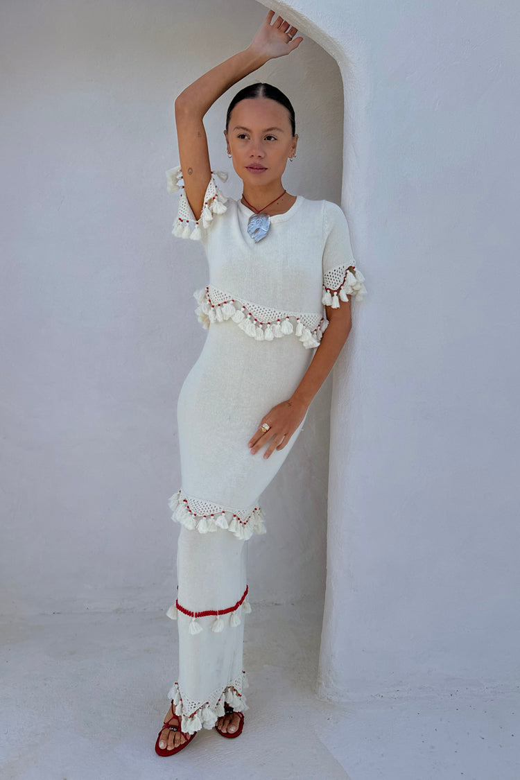 Ivory and Red Harper Dress、mySite、solidvoid