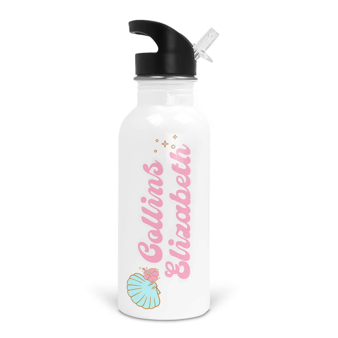  Ocean Pearl Personalized Kids Water Bottle、mySite、layawaytickets