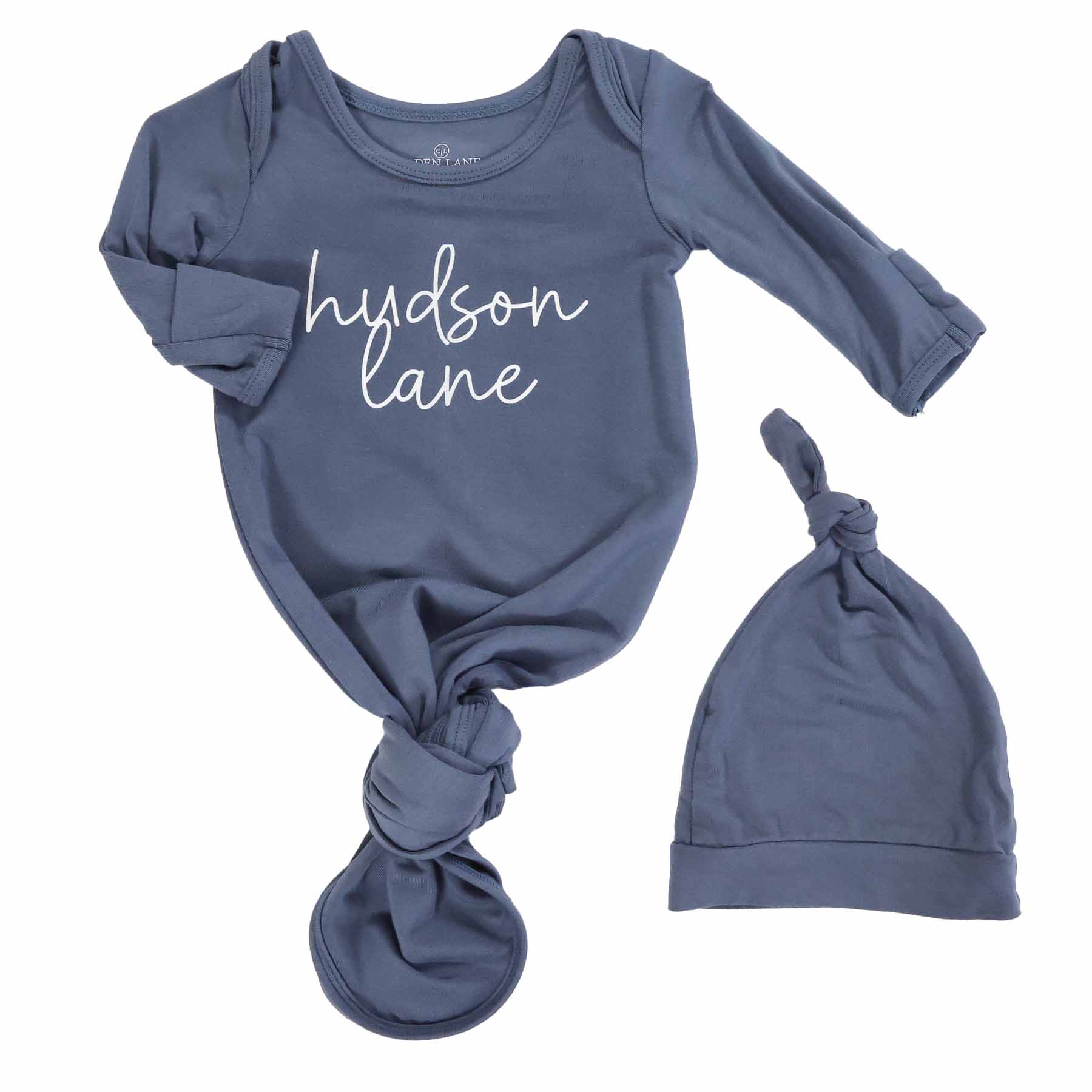  Boy Personalized Bamboo Newborn Baby Knot Gown & Hat、mySite、layawaytickets