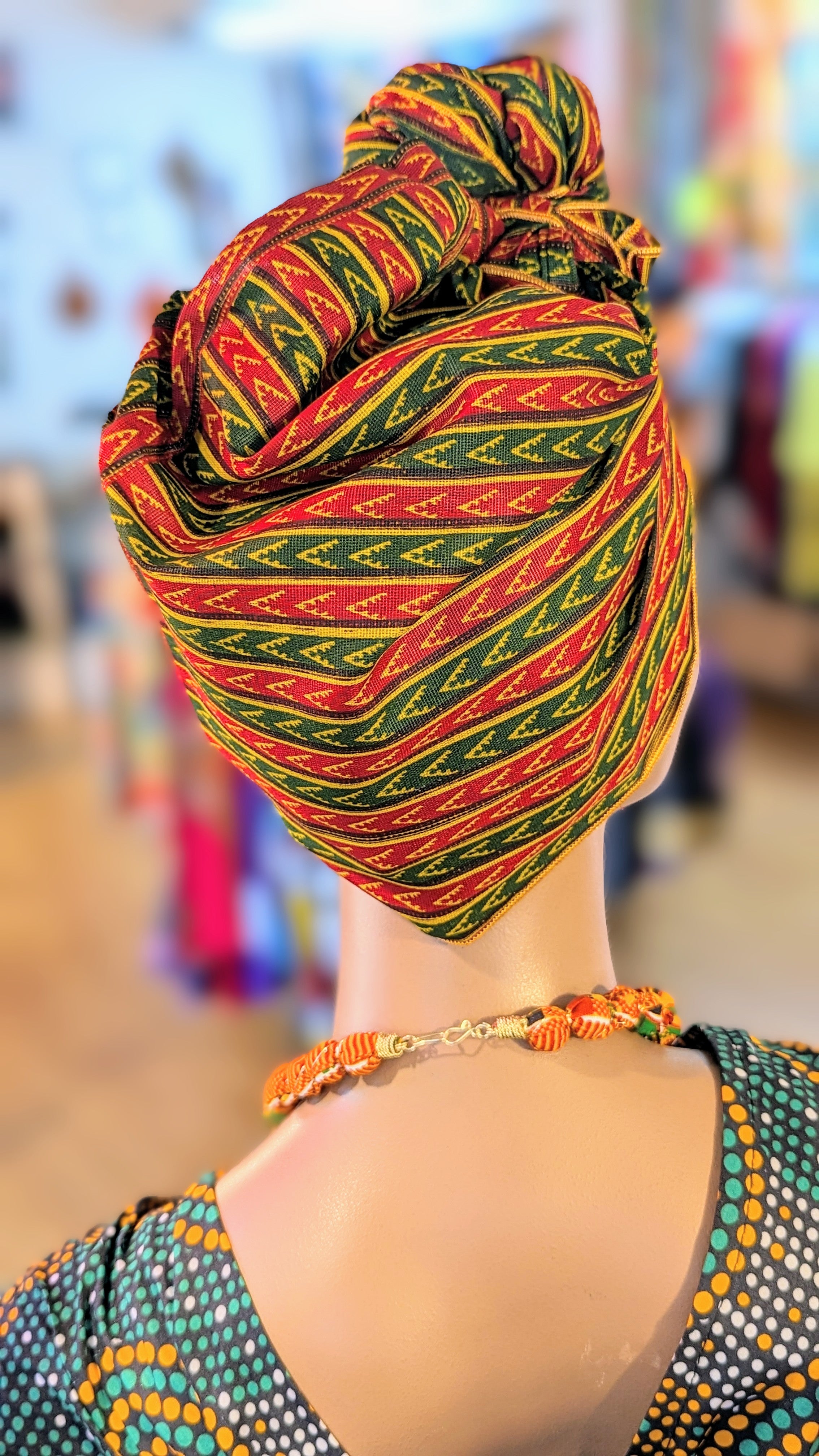 Dupsie's Zaraa African Print Ankara Kitenge Head Wrap DPZGBGH、mySite、solidvoid