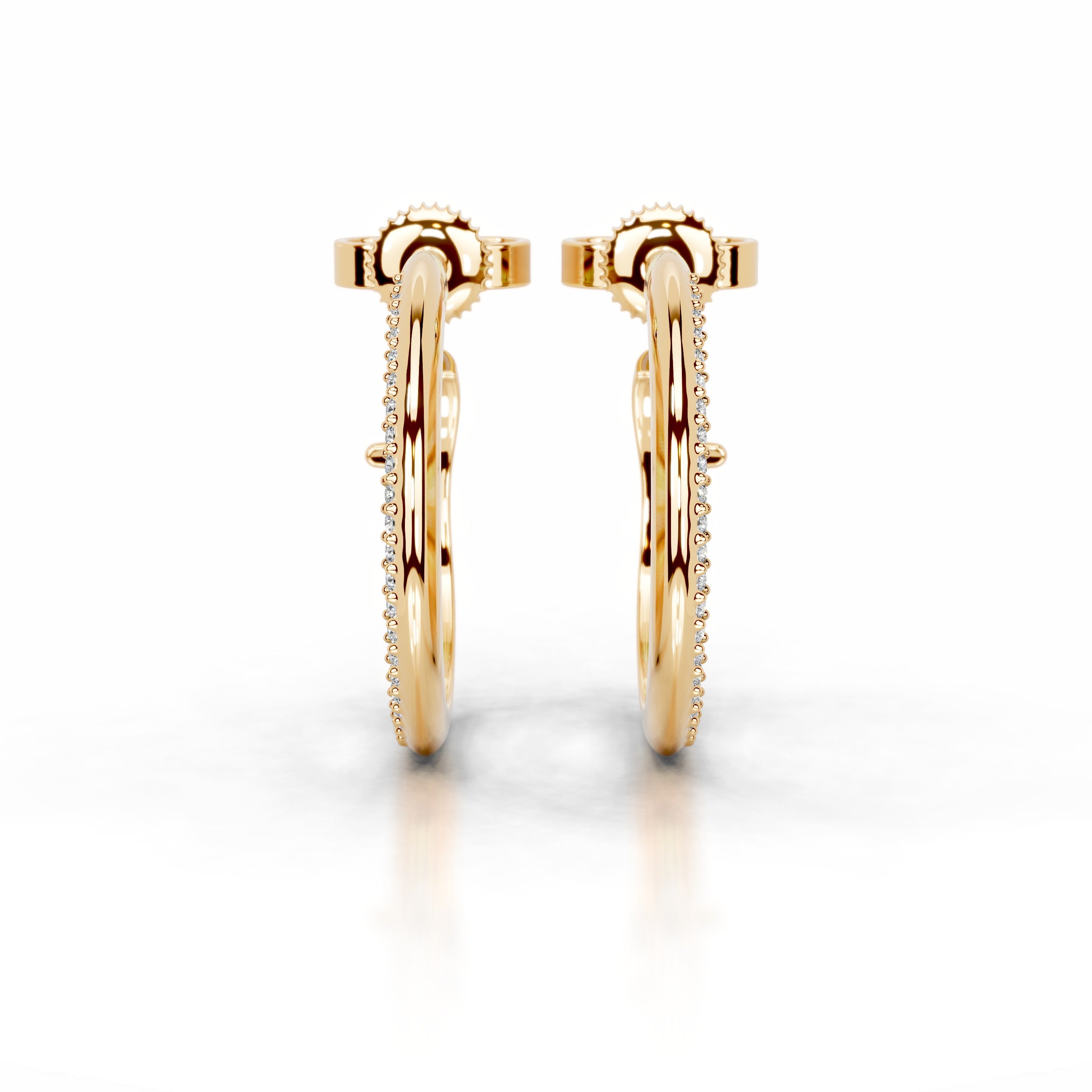 Eternal Love Lab Grown Diamond Earrings - 18K Yellow Gold、mySite、hinf8tx79