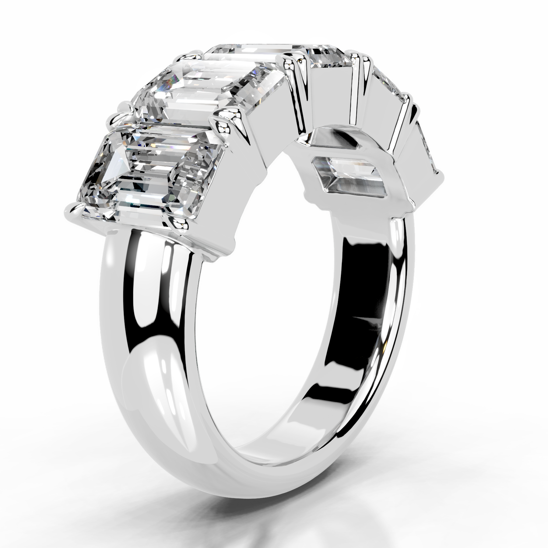Shandra Lab Grown Diamond Wedding Ring (2.5 Carat) -18K White Gold、mySite、hinf8tx79
