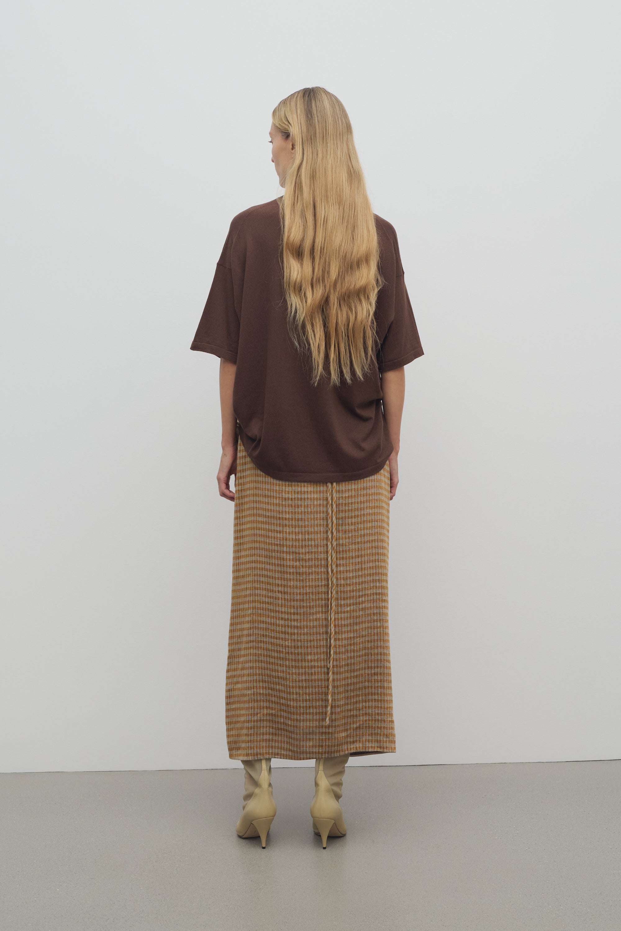 Esperanza Skirt in Linen and Viscose、mySite、aoinhome