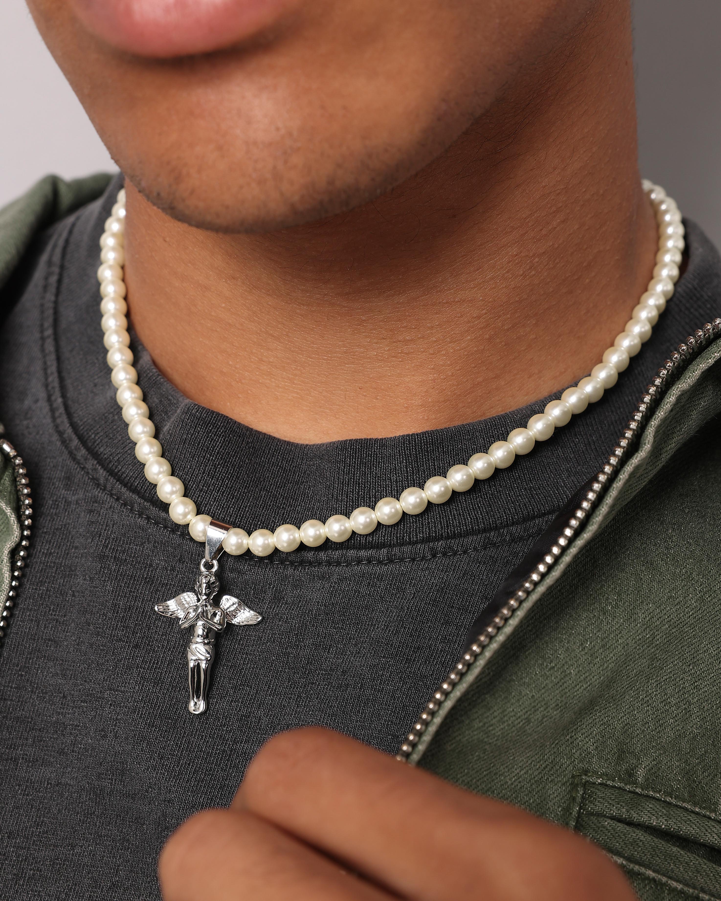 Saint Morta Cupids Pearl Necklace White Gold、mySite、zt4zffjzw
