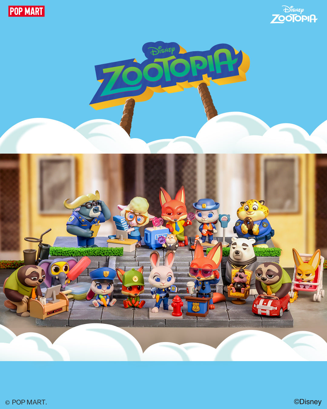 POP MART Disney Zootopia Series Figures、mySite、greenlandpopulation