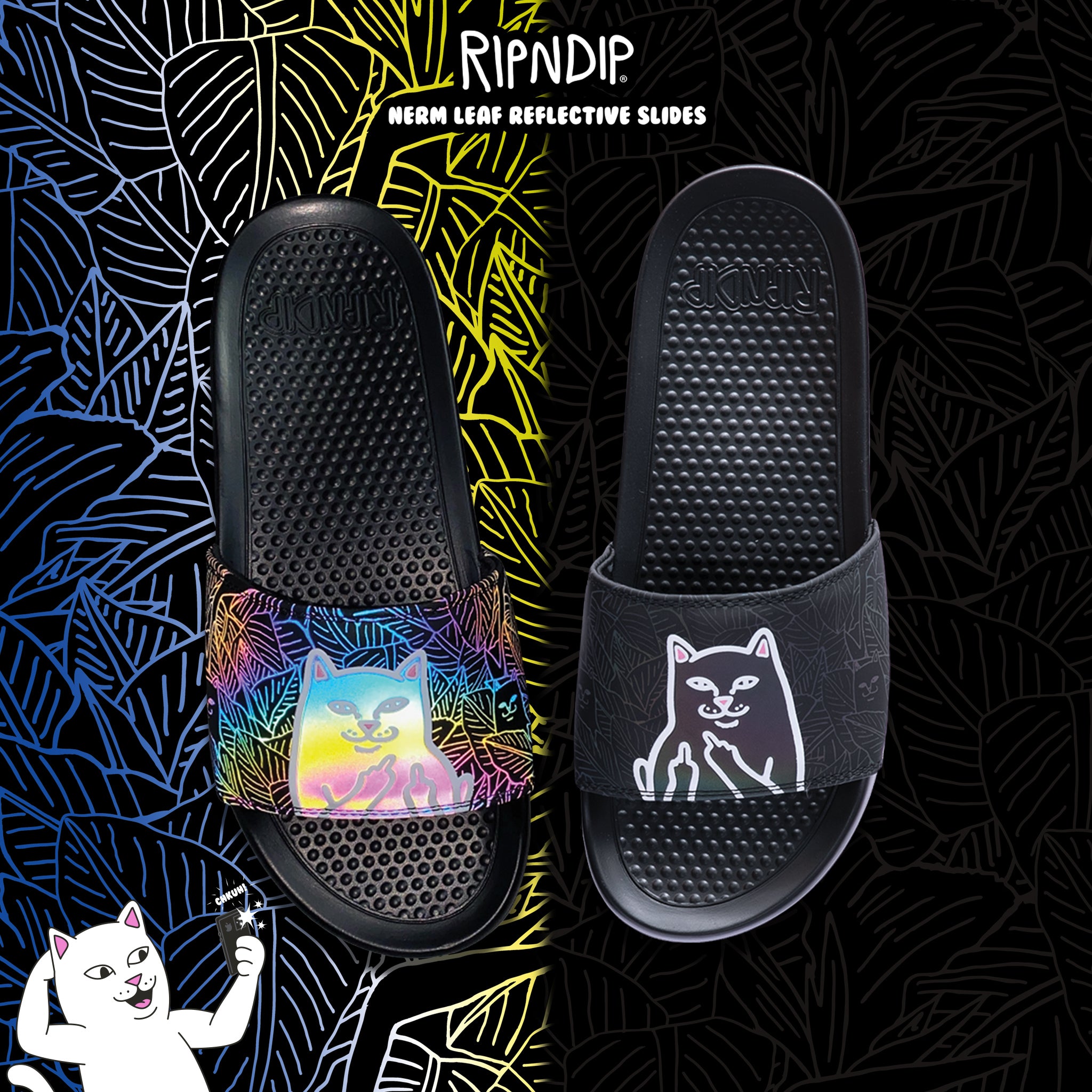  Lord Jermal Leaf Camo Slides (3M Iridescent)、mySite、merchandisen