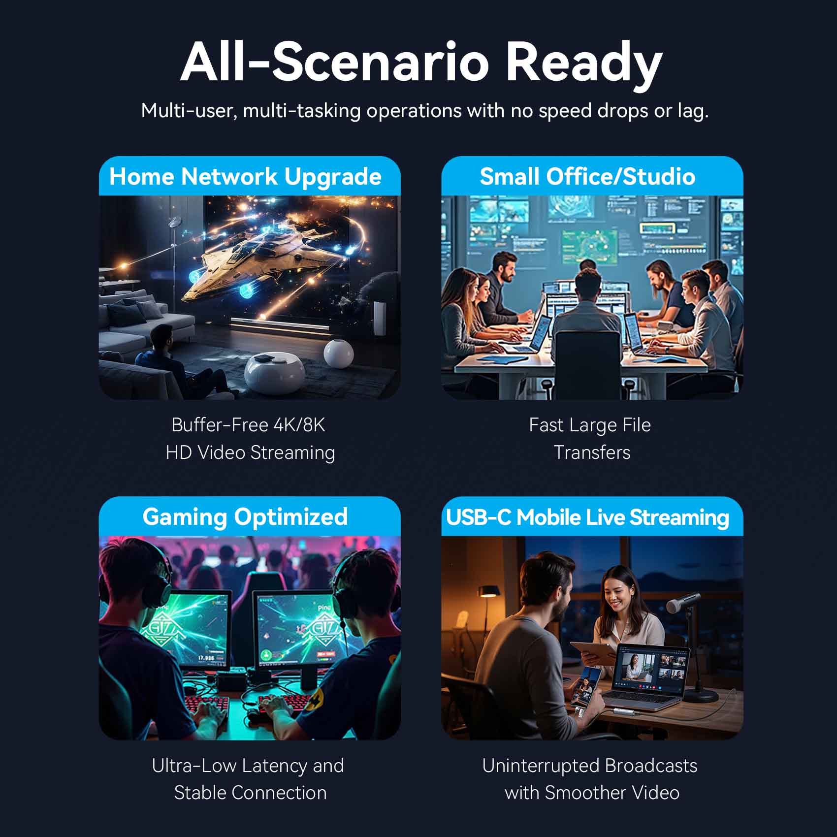 Vention USB-A to 2.5G Ethernet Adapter、mySite、fannypackpong