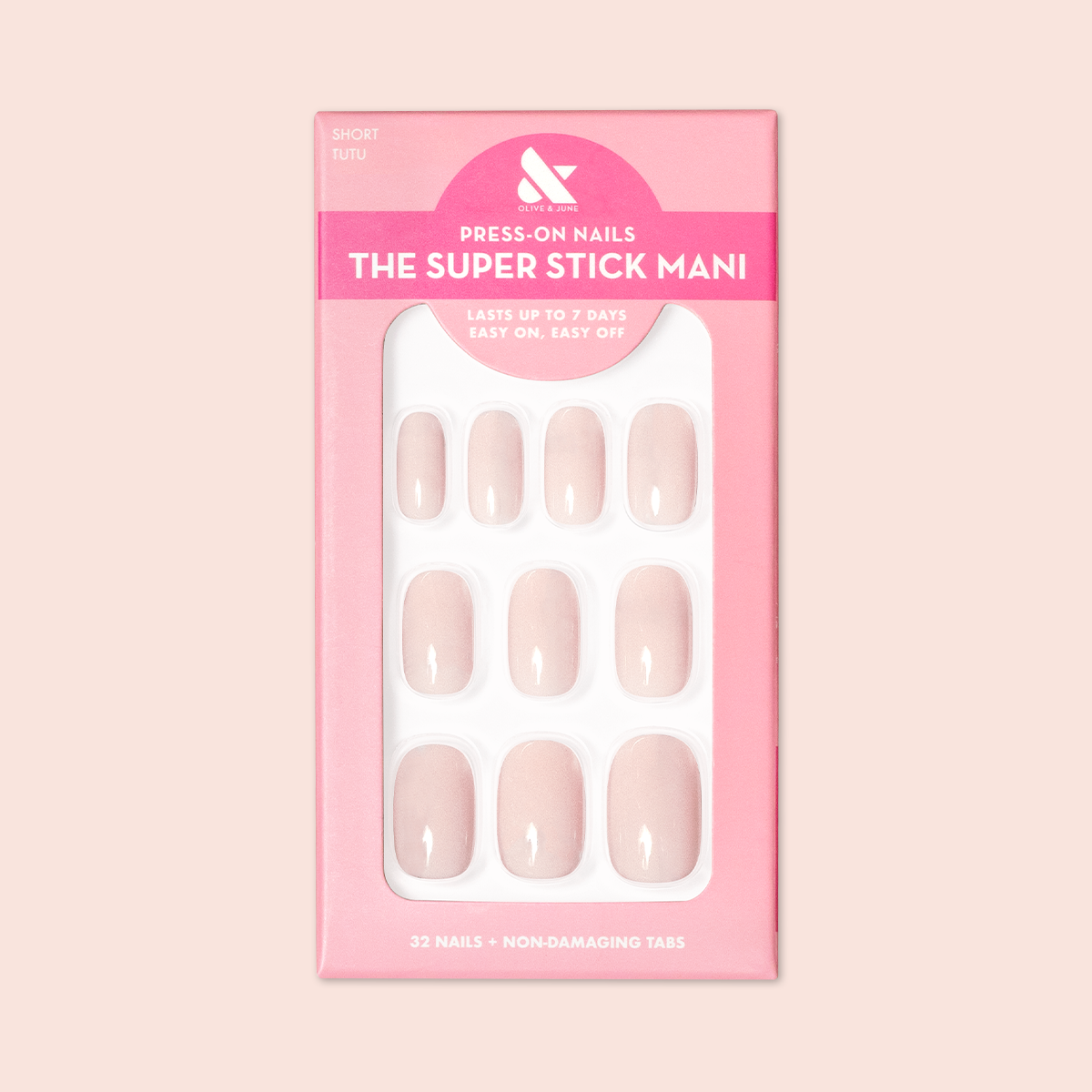 Tutu | Short | Squoval - Tab Press-On、mySite、solidvoid