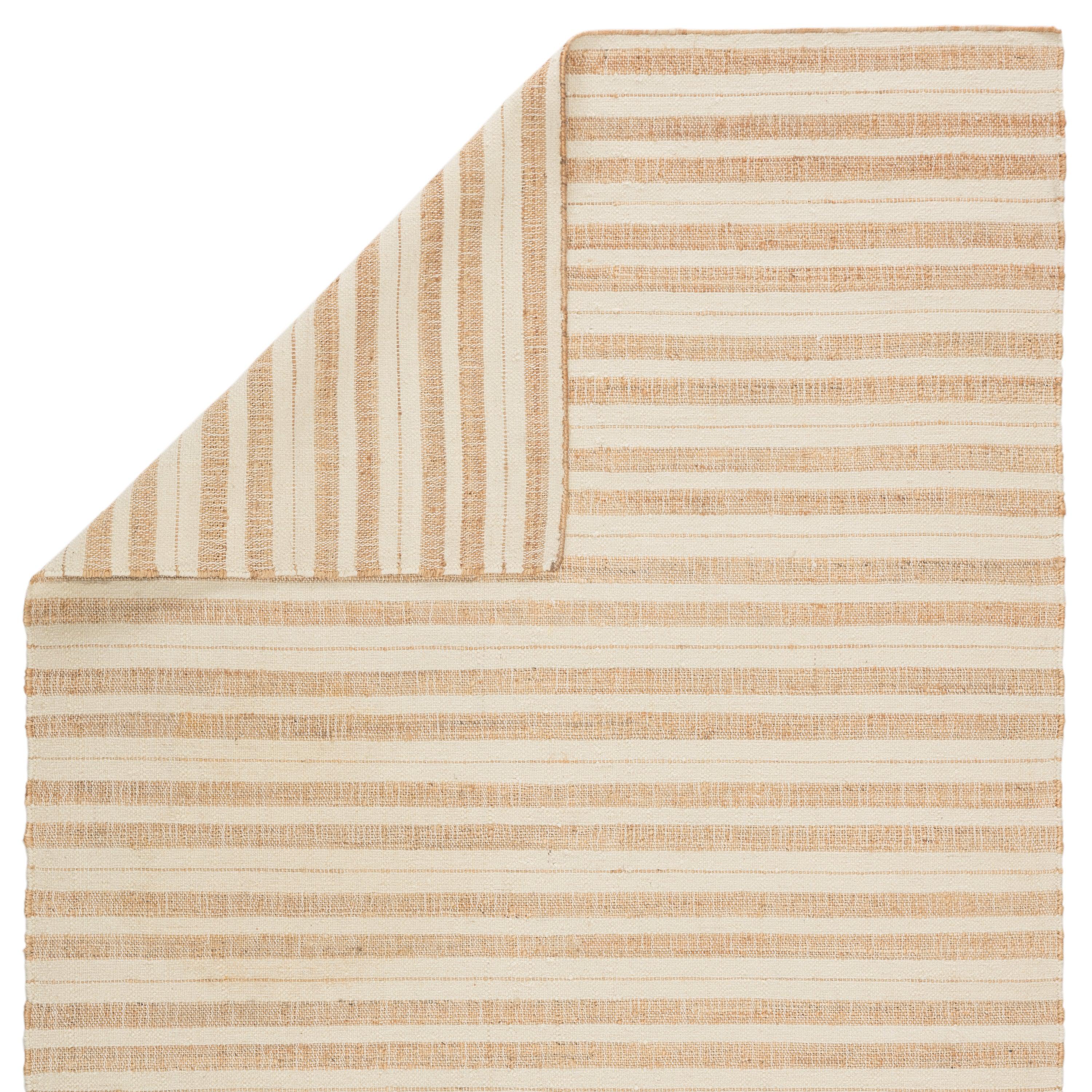 Rey Natural Striped Tan Ivory Area Rug、mySite、gigharbornorthrealestate