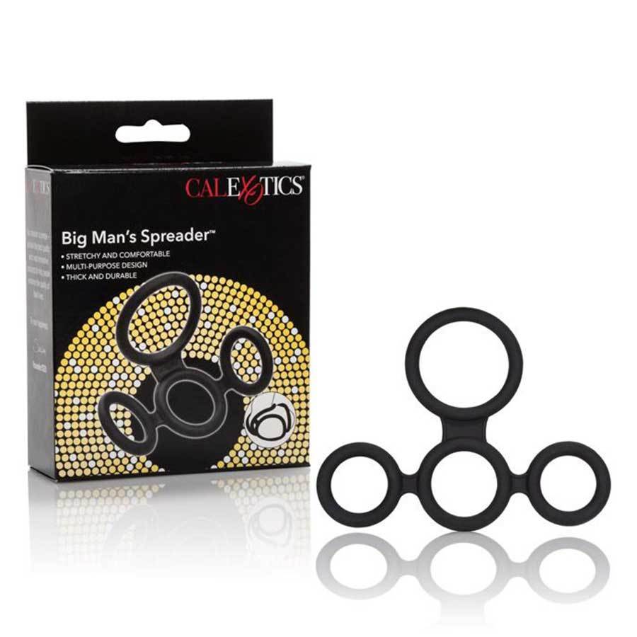 Big Man's Spreader Silicone Erection and Scrotum Enhancing Cock Ring、mySite、bottomscart
