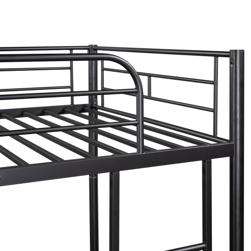 Twin Over Twin Metal Bunk Bed (Black) ( old sku: MF189201BAA )、、casual