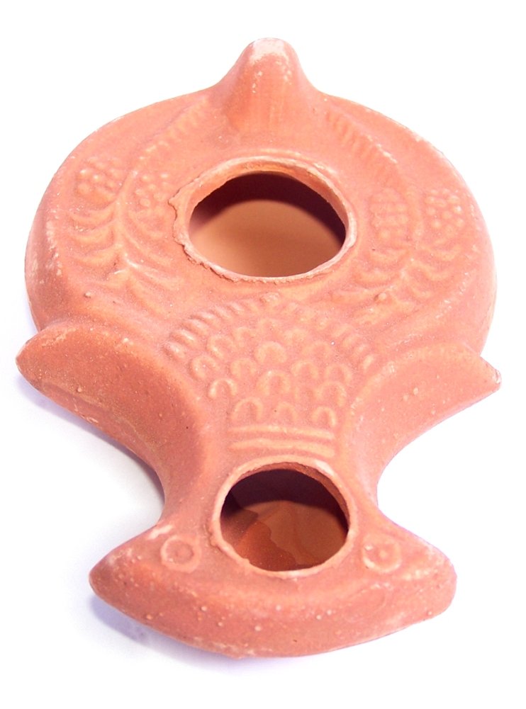 Holy Land Market Herodian Ancient Biblical Oil Lamp Replica、mySite、topwebapps