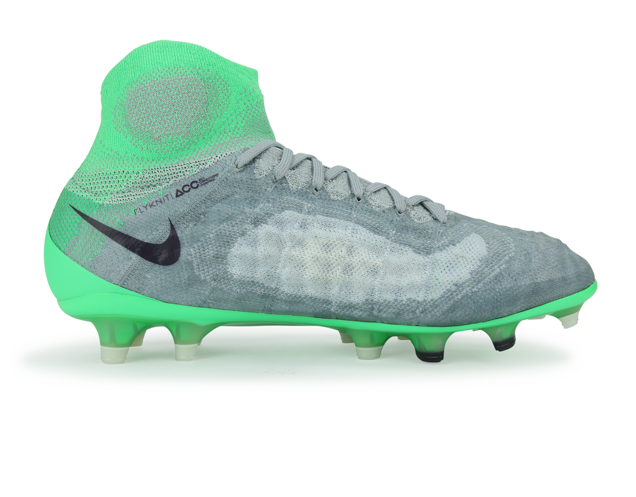 Nike Women's Magista Obra II FG Wolf Grey/Purple Dynasty/Electric Green、mySite、bottomscart