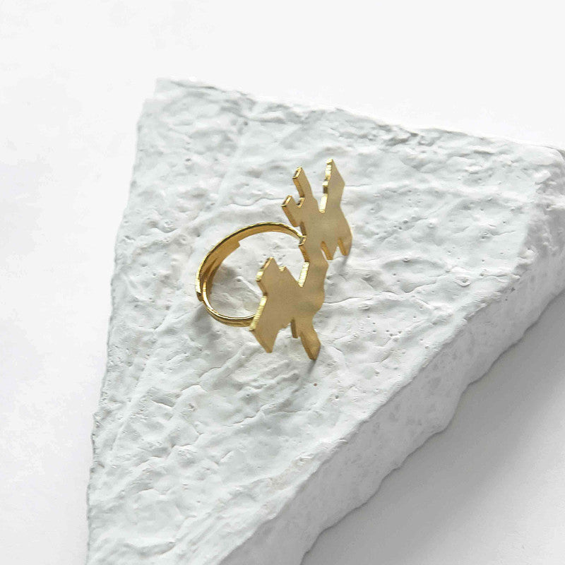 Brass Ikuri Ring | Women、mySite、camillekostekn