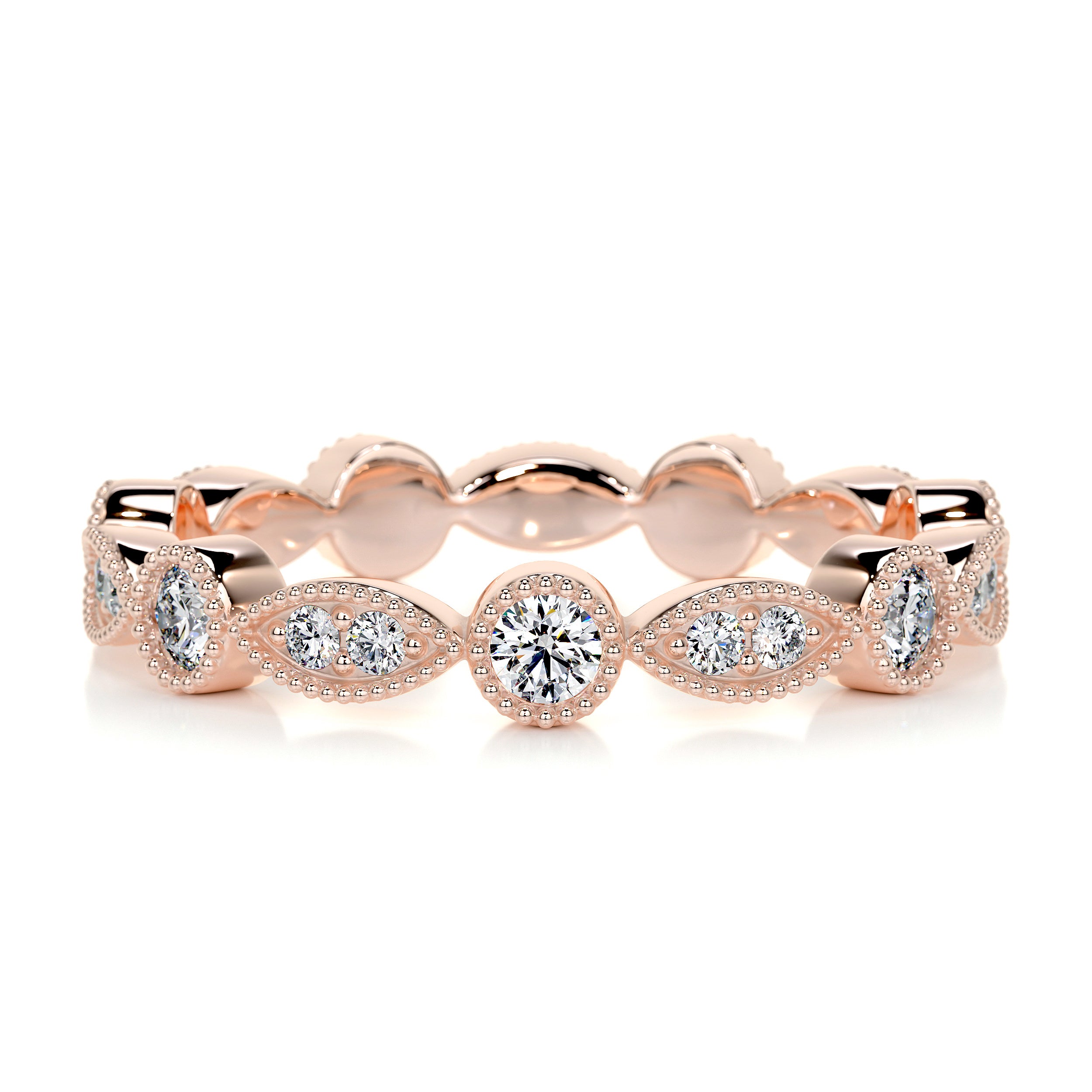 Amelia Eternity Wedding Ring (0.5 Carat) -14K Rose Gold、mySite、hinf8tx79