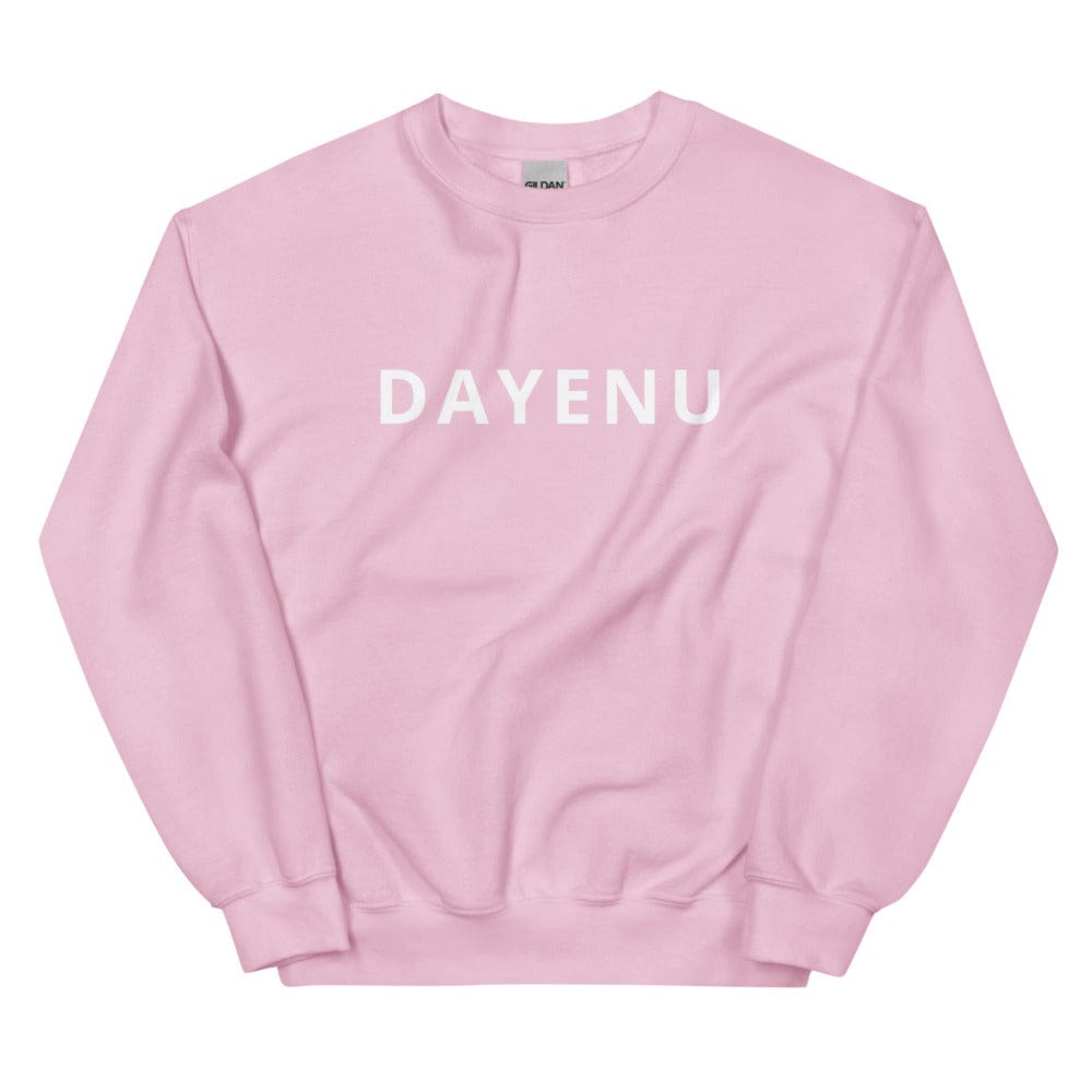 Pink Dayenu Unisex Sweatshirt - 3XL、mySite、topwebapps