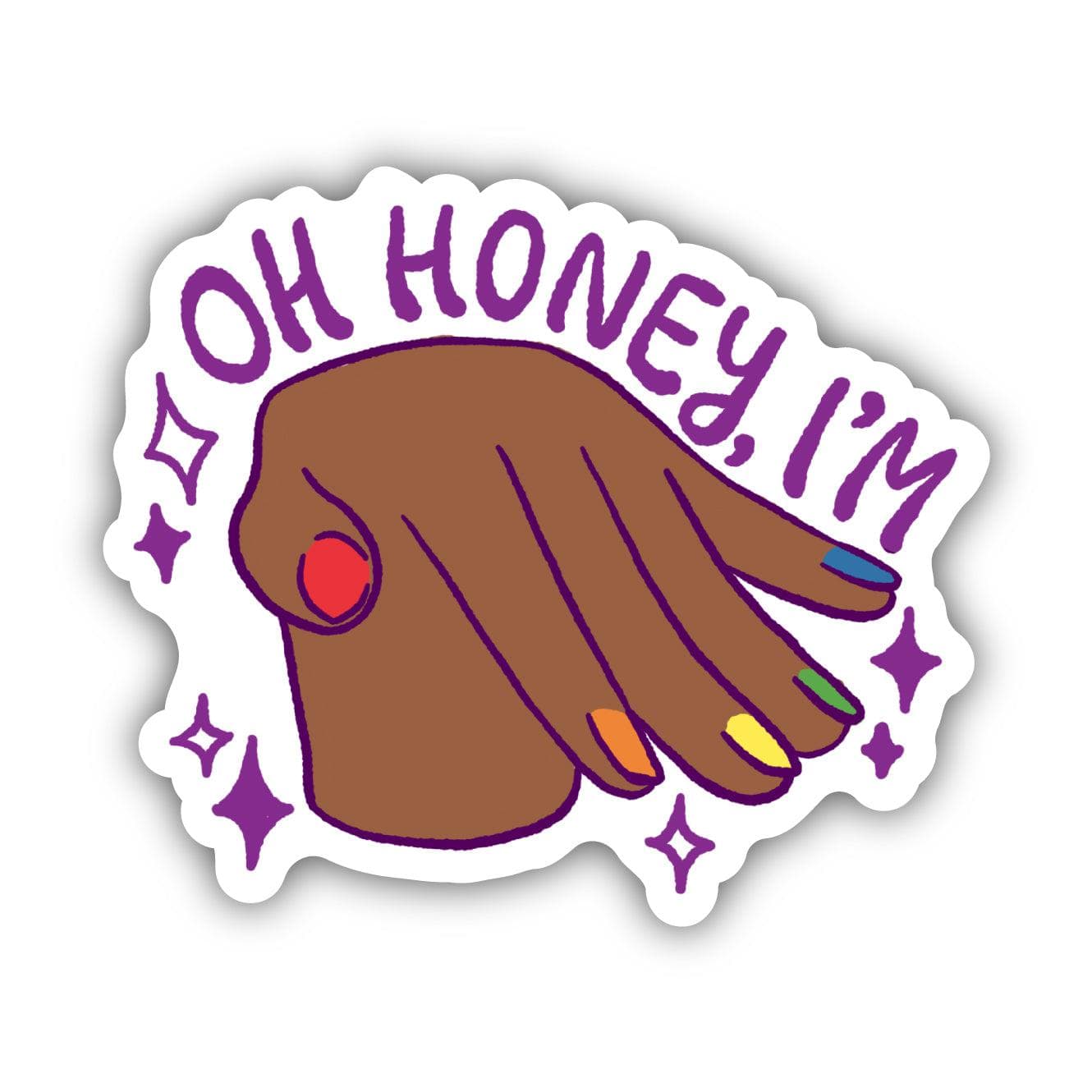  Oh Honey, I'm... Hand Pride Sticker、mySite、elrpsem3k