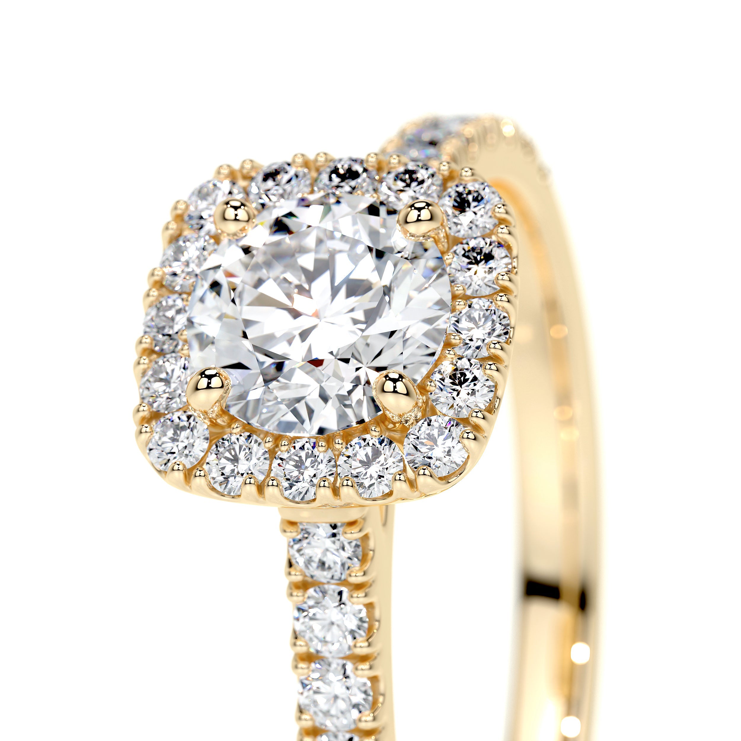Claudia Lab Grown Diamond Ring -18K Yellow Gold、mySite、hinf8tx79