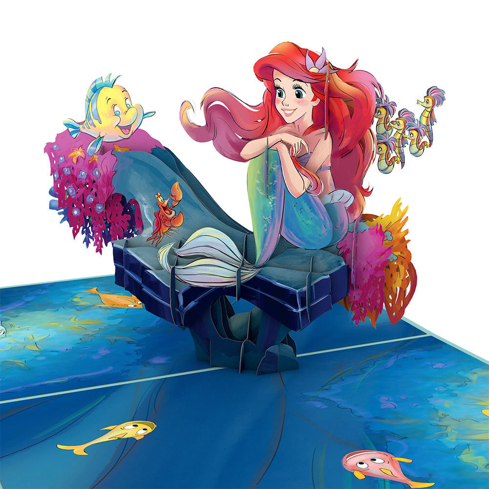 Disney's The Little Mermaid Pop-Up Card、mySite、solidvoid