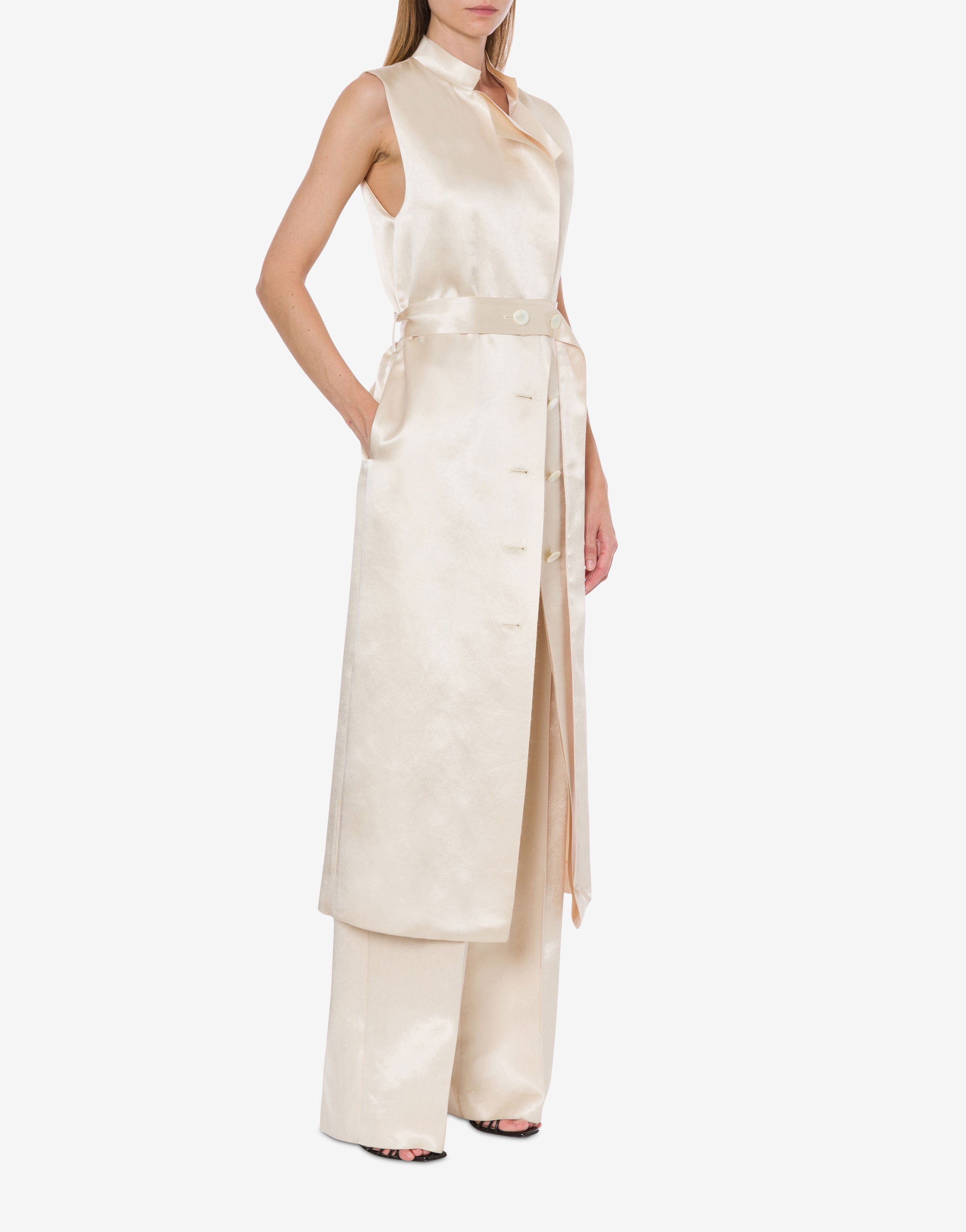 Gilet lungo in duchesse、mySite、aoinhome