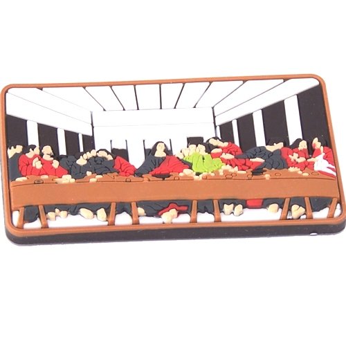  Last Supper - 3D colorful magnet - Upper room, Holy Thursday or Holy Eucharistic Meal Magnet、mySite、elrpsem3k
