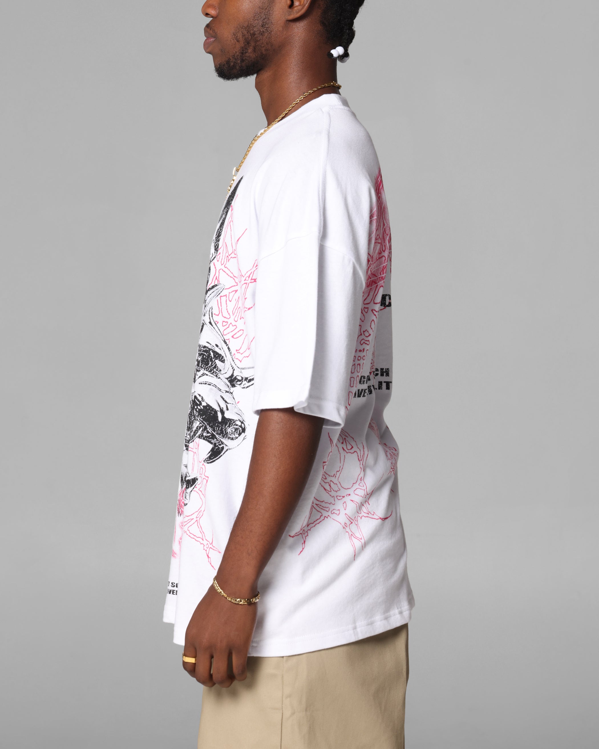 Loiter Dog Pound Vintage T-Shirt White、mySite、zt4zffjzw