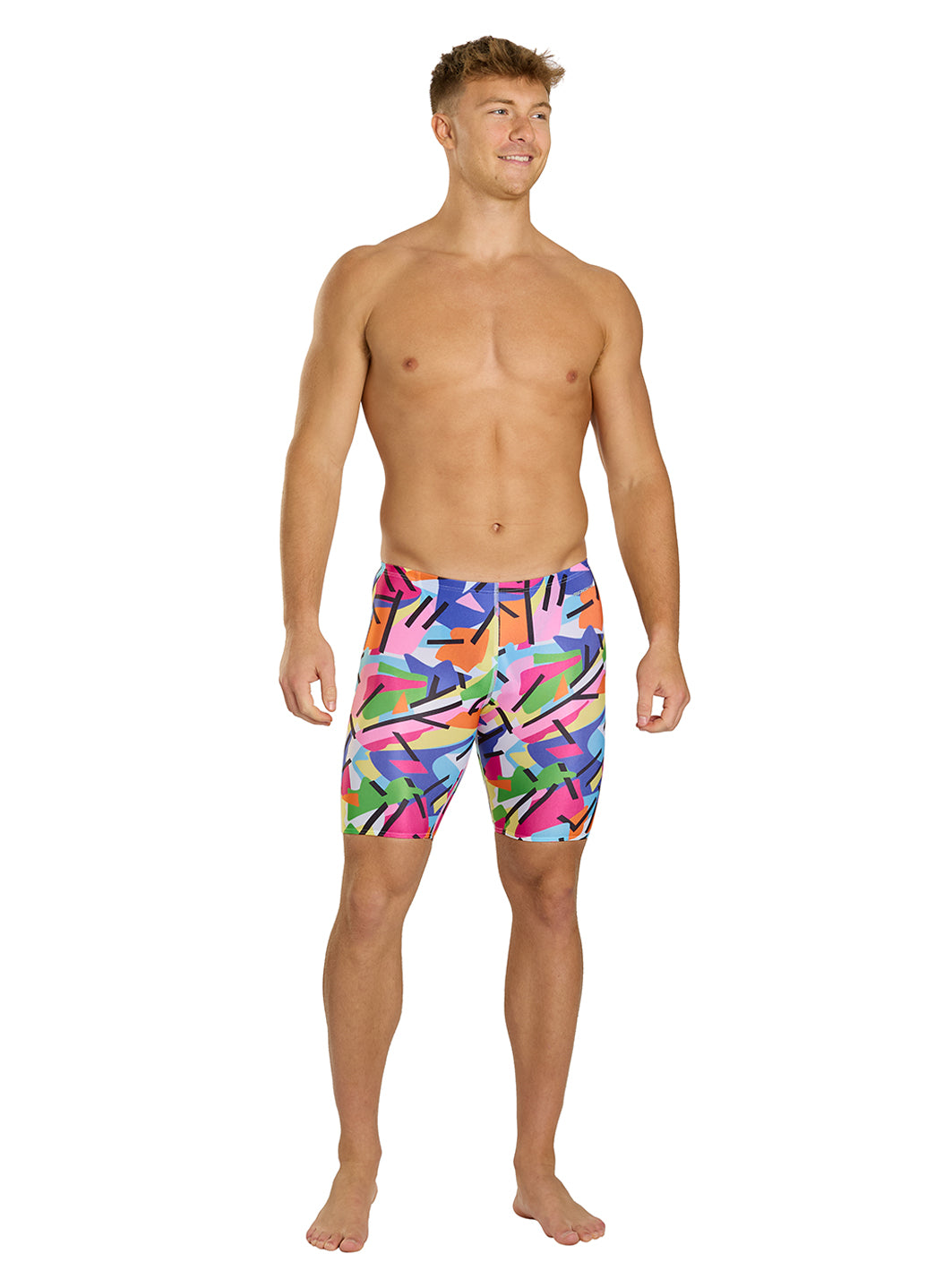 Sporti HydroLast Electric Pop Jammer Swimsuit (22-40)、mySite、noshort