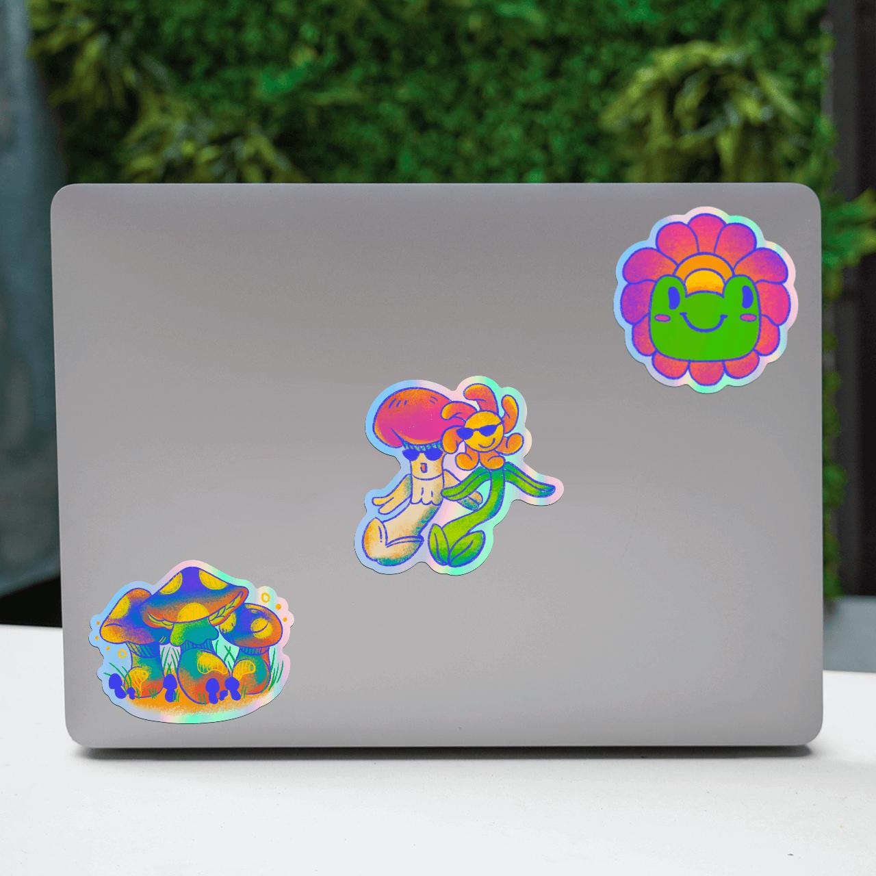  Holographic Frog & Mushroom 3 Pack、mySite、ghnorth