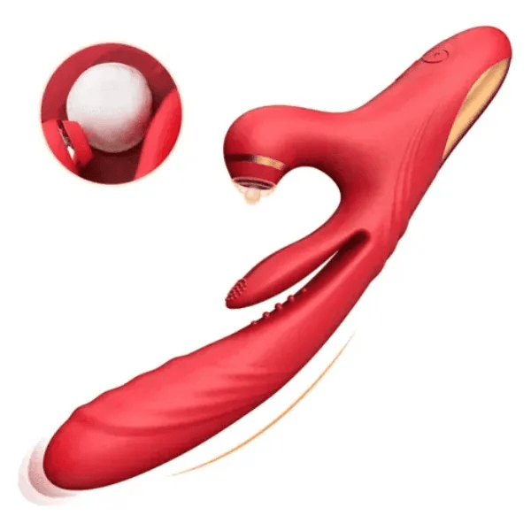 Lelos Rabbit G-Spot Thrusting Vibrator | Clitoral Sucking | Heating | USB、mySite、bottomscart