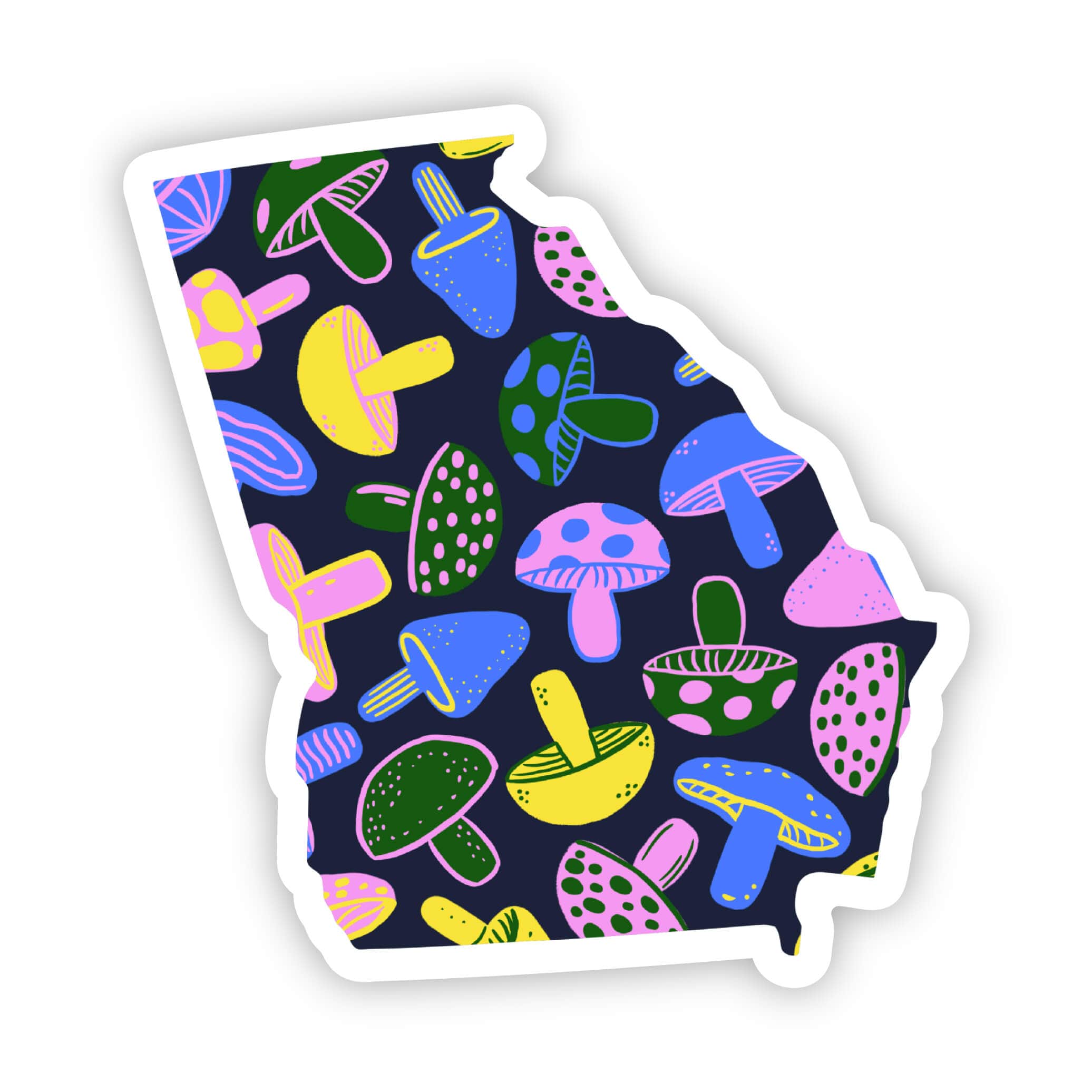 Georgia Sticker - Mushroom、mySite、elrpsem3k