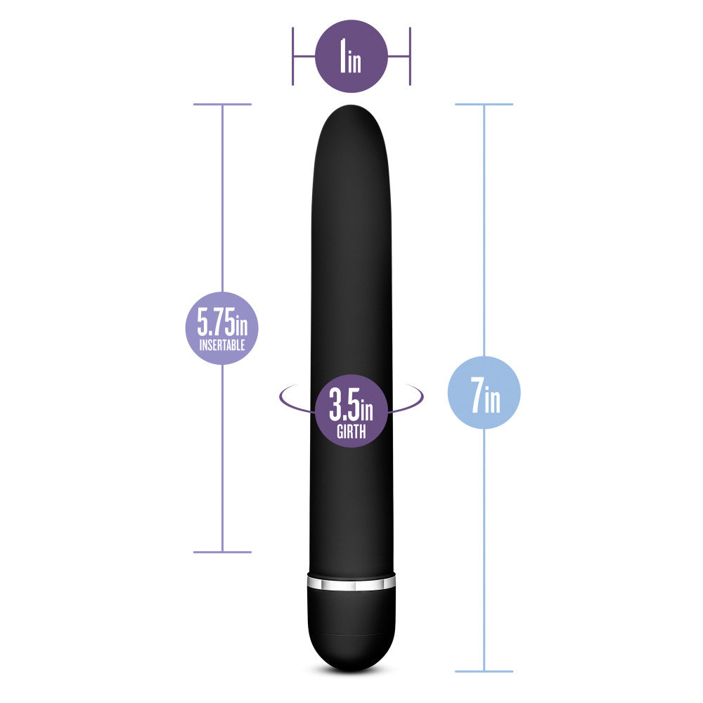 Rosé By Blush® | Luxuriate Black 7-Inch Vibrator、mySite、bottomscart