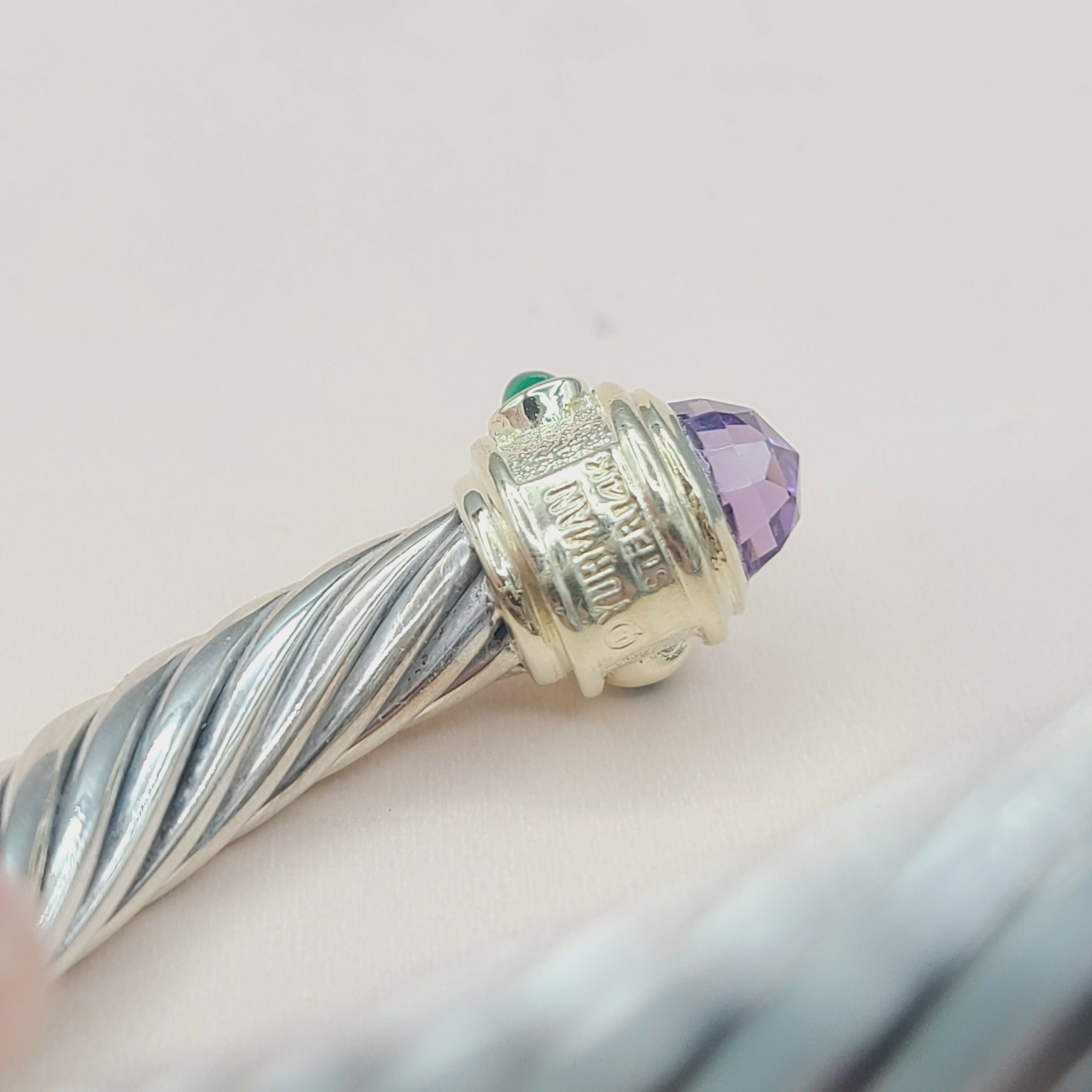 David Yurman Renaissance Bracelet 7mm Amethyst & Garnet、mySite、hinf8tx79