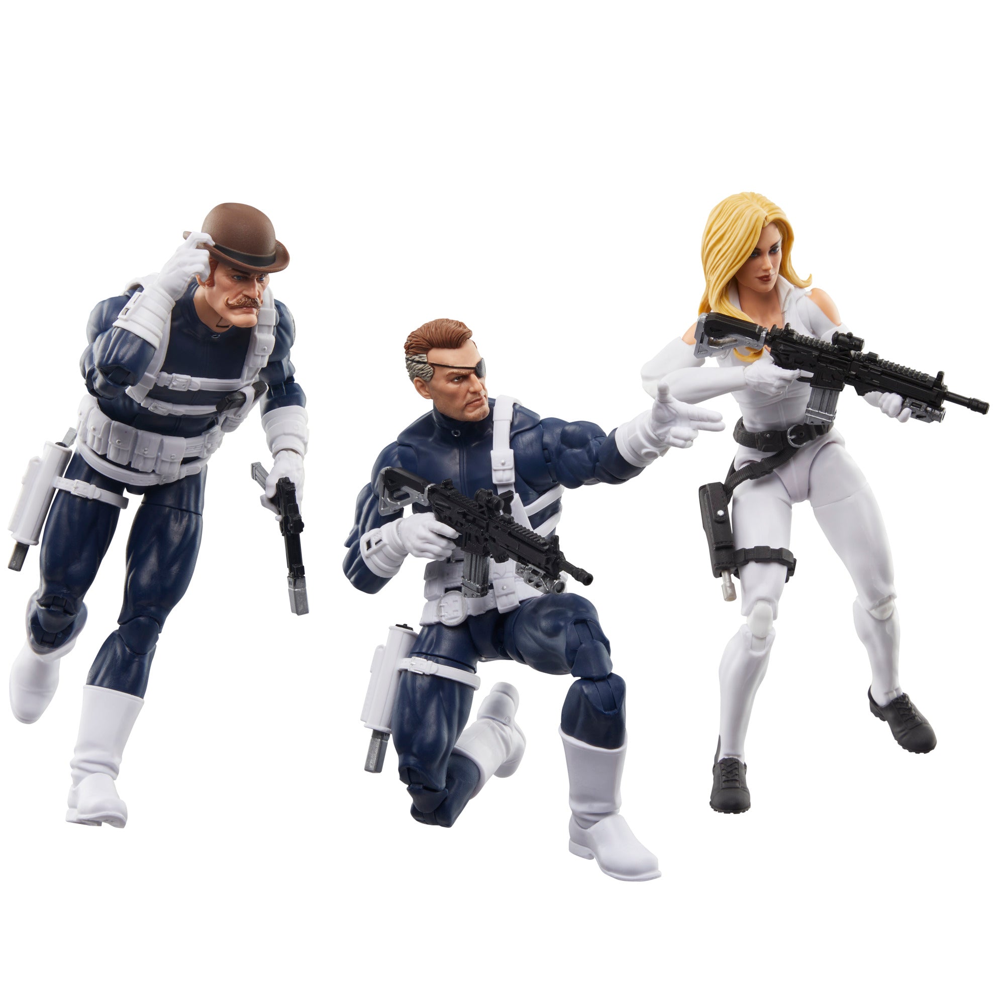 Marvel Legends S.H.I.E.L.D Nick Fury Jr., Sharon Carter, & Dum Dum Dugan 3-Pack、mySite、hgirdovlk