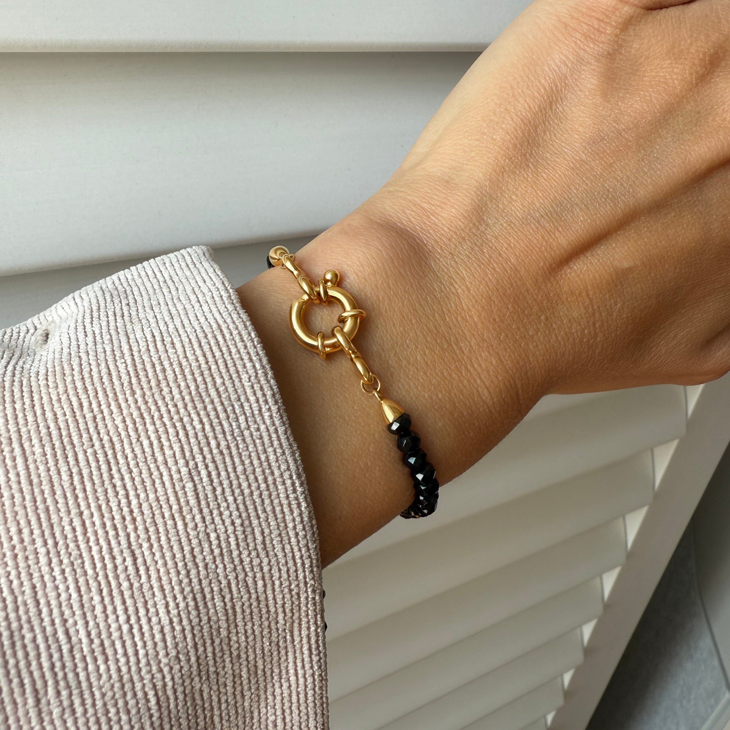 Black Obsidian Beads Bracelet - Soul Anchor、mySite、hinf8tx79