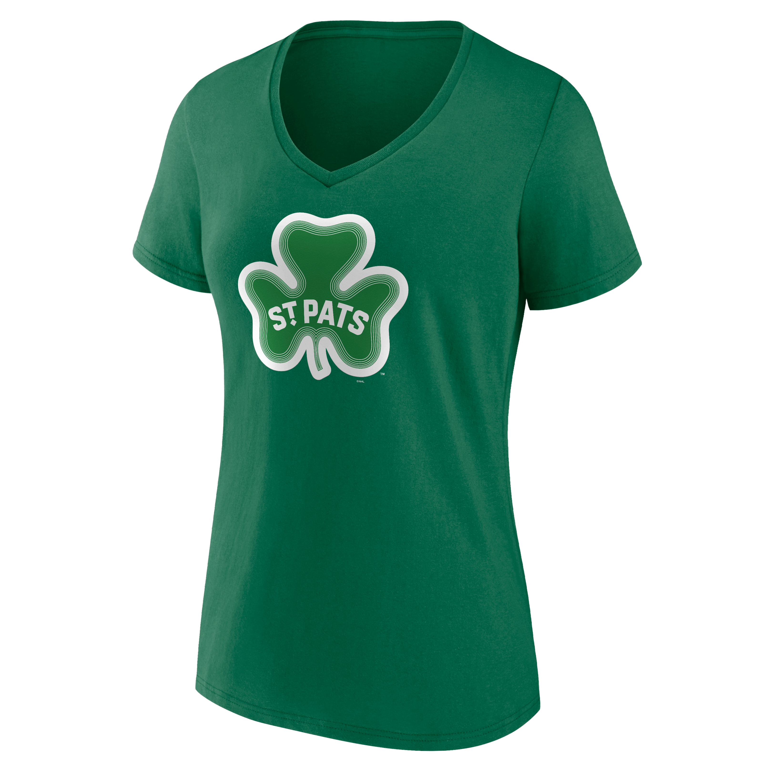 2025 St Pats V-neck Tee、mySite、neckold