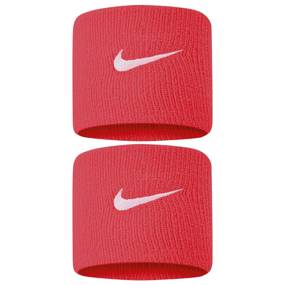 Nike Swoosh Premier DriFit Wristbands 2 Pack - Red/White