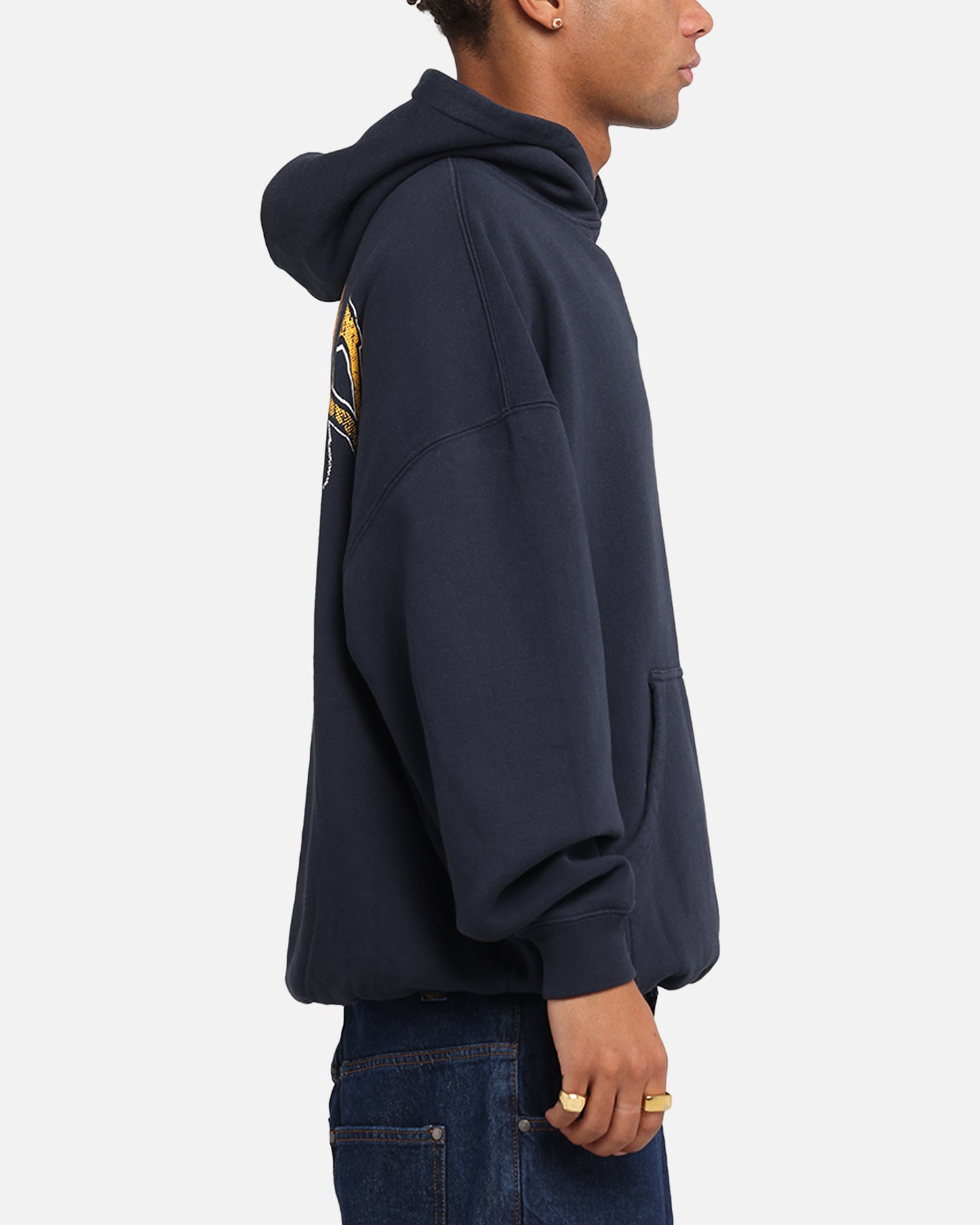 The Anti Order Anti Collegate Boxy Hoodie Navy、mySite、zt4zffjzw