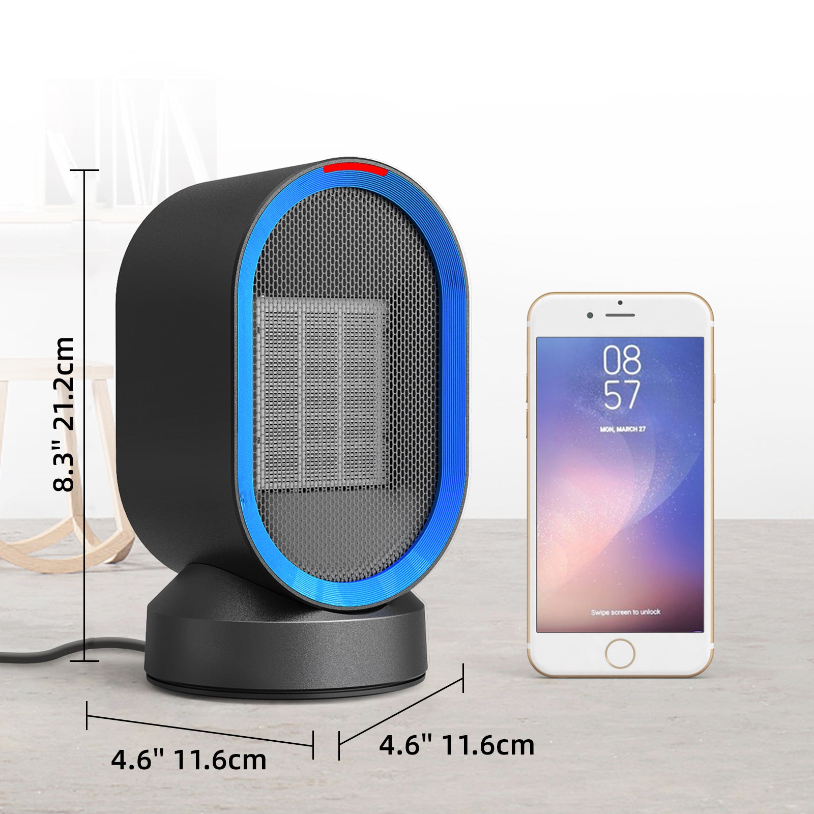 DH-QN04 Indoor Space Heater with Tipped-over Protection、mySite、fannypackpong